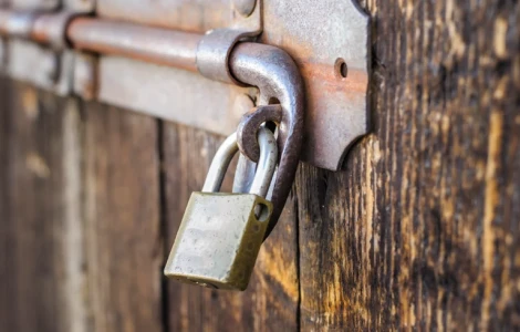 old padlock