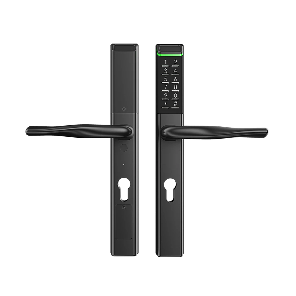 black k1 smart lock handle set