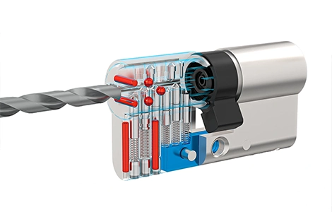 Anti-drilling lock cylinder